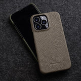 Luxury Leather Business Premium Genuine Leather Case For iPhone