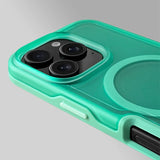 Neon Color Translucent Magnetic Case For iPhone