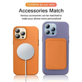 New 2024 Luxury Official Magnetic Leather Case for iPhone