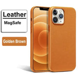 New 2024 Luxury Official Magnetic Leather Case for iPhone