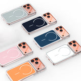 Magnetic Anti-drop Transparent Case For iPhone
