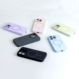 Original Liquid Silicone Rubber Magnetic Case For iPhone