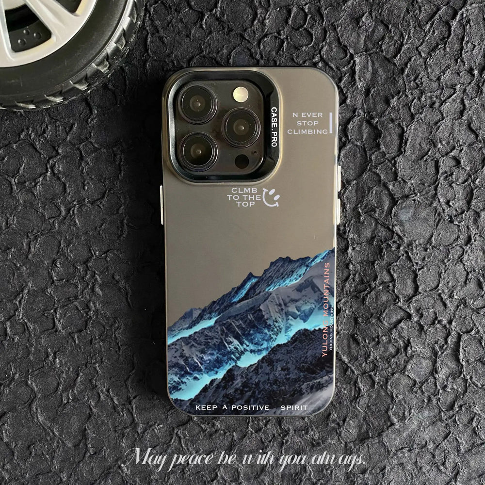 Designed Snow Mountain Landscape Case For iPhone