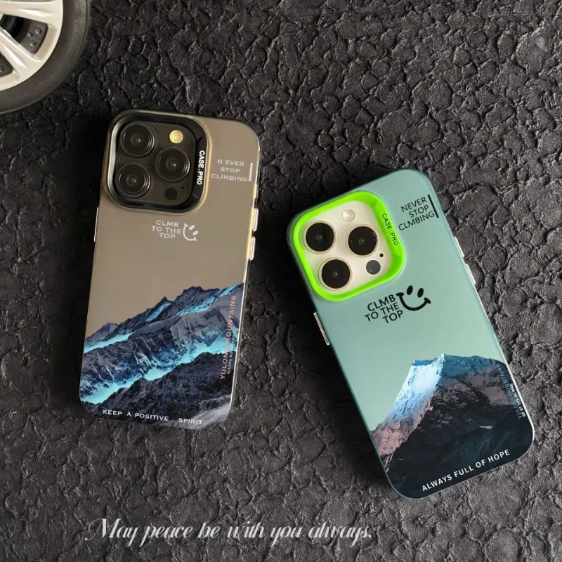 Designed Snow Mountain Landscape Case For iPhone