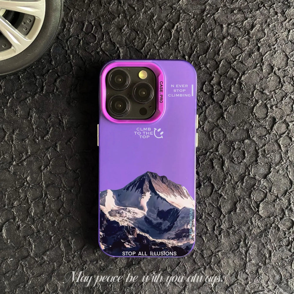 Designed Snow Mountain Landscape Case For iPhone