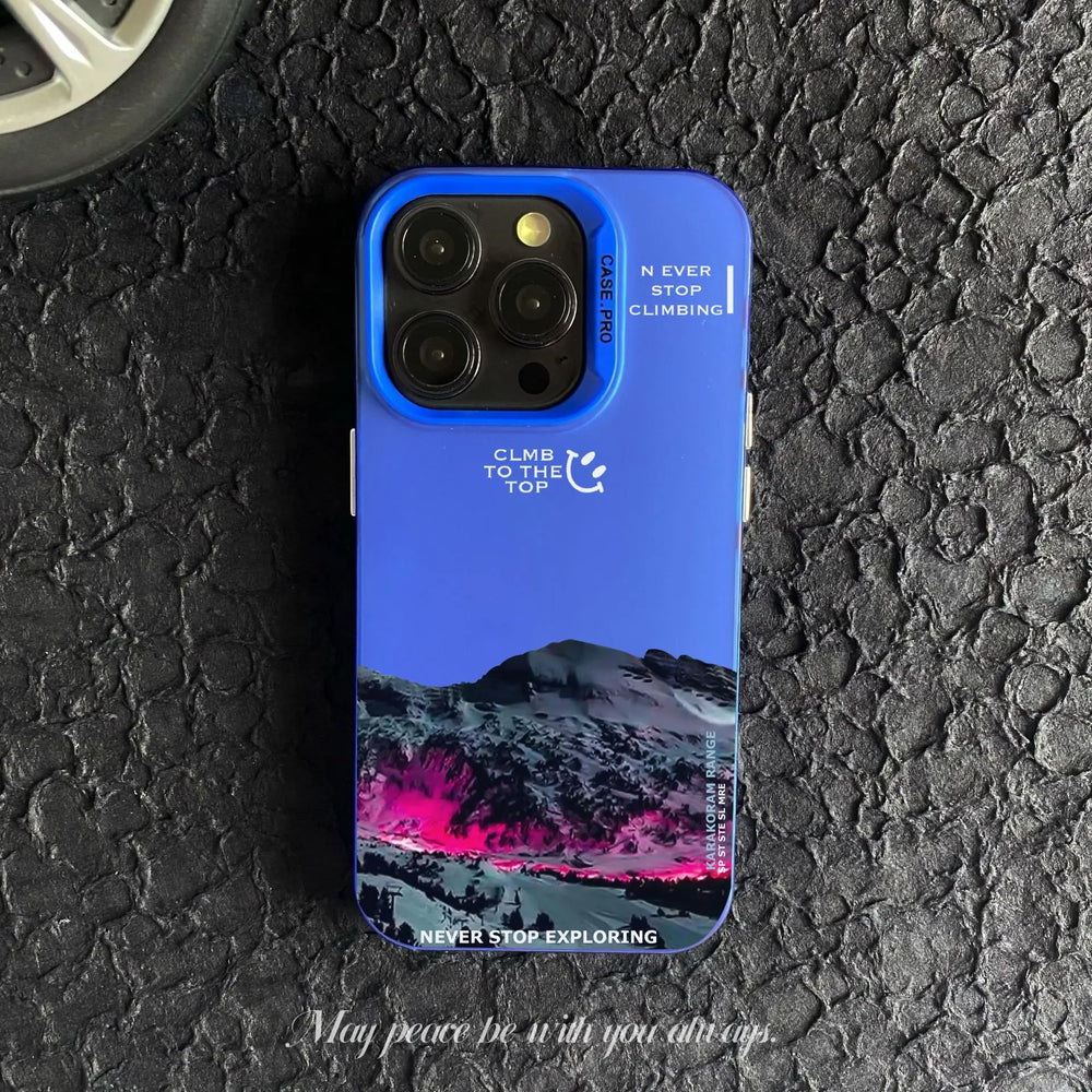 Designed Snow Mountain Landscape Case For iPhone