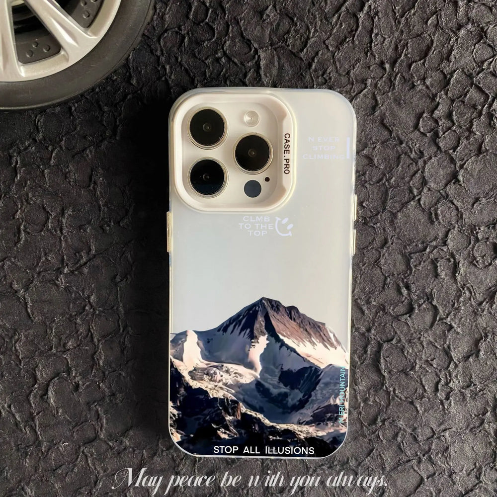 Designed Snow Mountain Landscape Case For iPhone