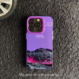 Designed Snow Mountain Landscape Case For iPhone