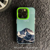 Designed Snow Mountain Landscape Case For iPhone