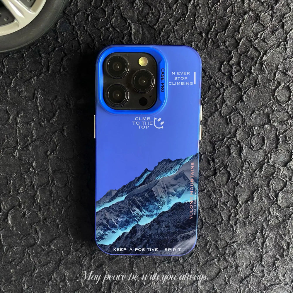 Designed Snow Mountain Landscape Case For iPhone