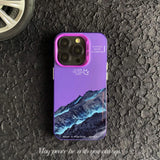 Designed Snow Mountain Landscape Case For iPhone