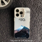 Designed Snow Mountain Landscape Case For iPhone