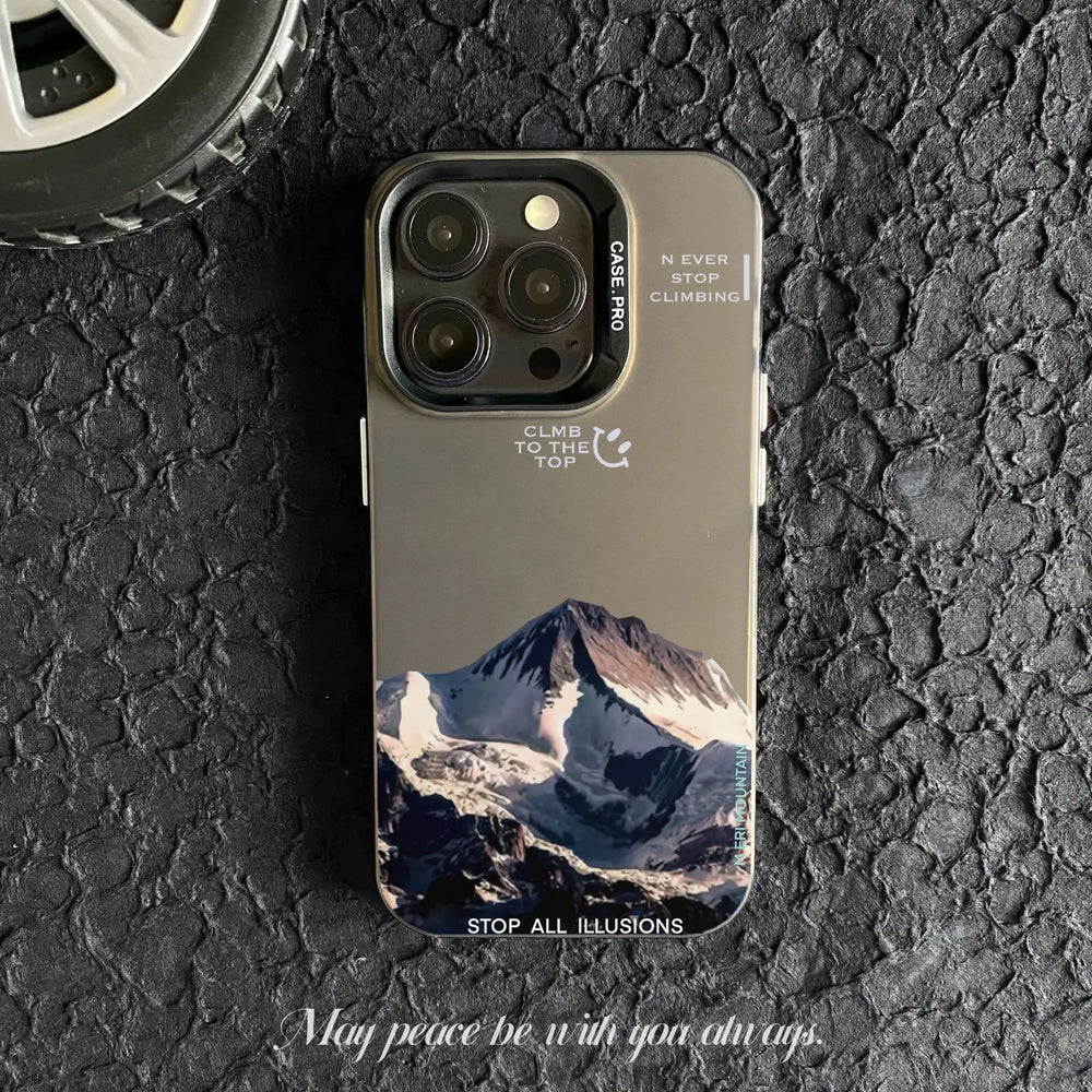 Designed Snow Mountain Landscape Case For iPhone