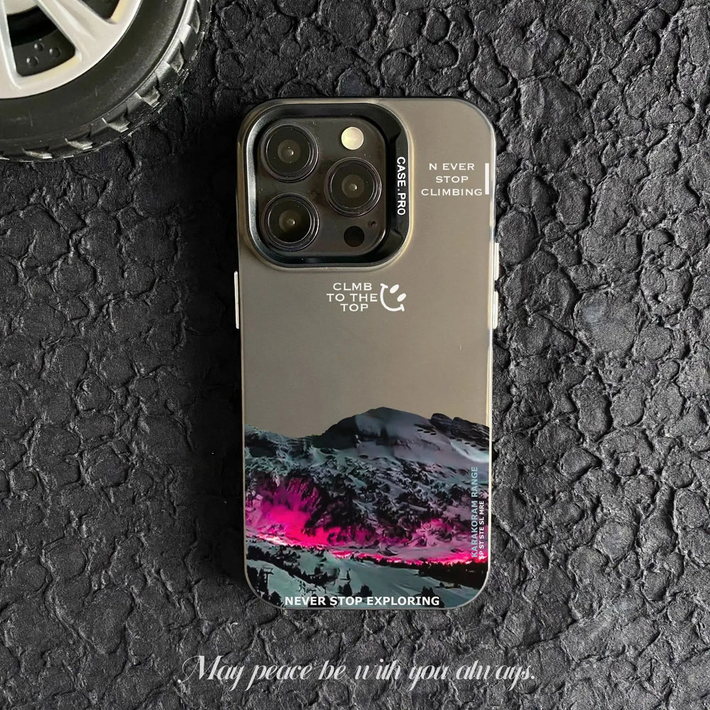 Designed Snow Mountain Landscape Case For iPhone