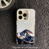 Designed Snow Mountain Landscape Case For iPhone