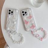 3D Butterfly Bracelet Case For iPhone