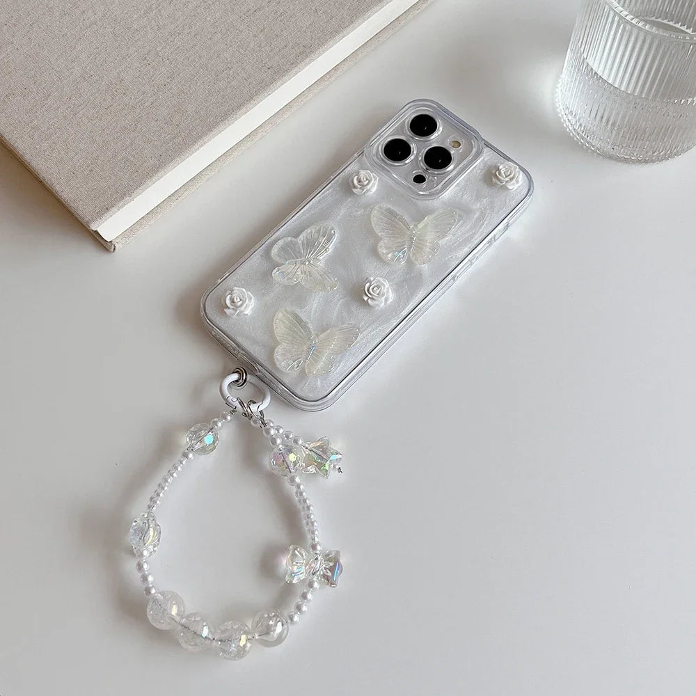 3D Butterfly Bracelet Case For iPhone