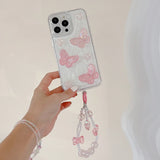 3D Butterfly Bracelet Case For iPhone