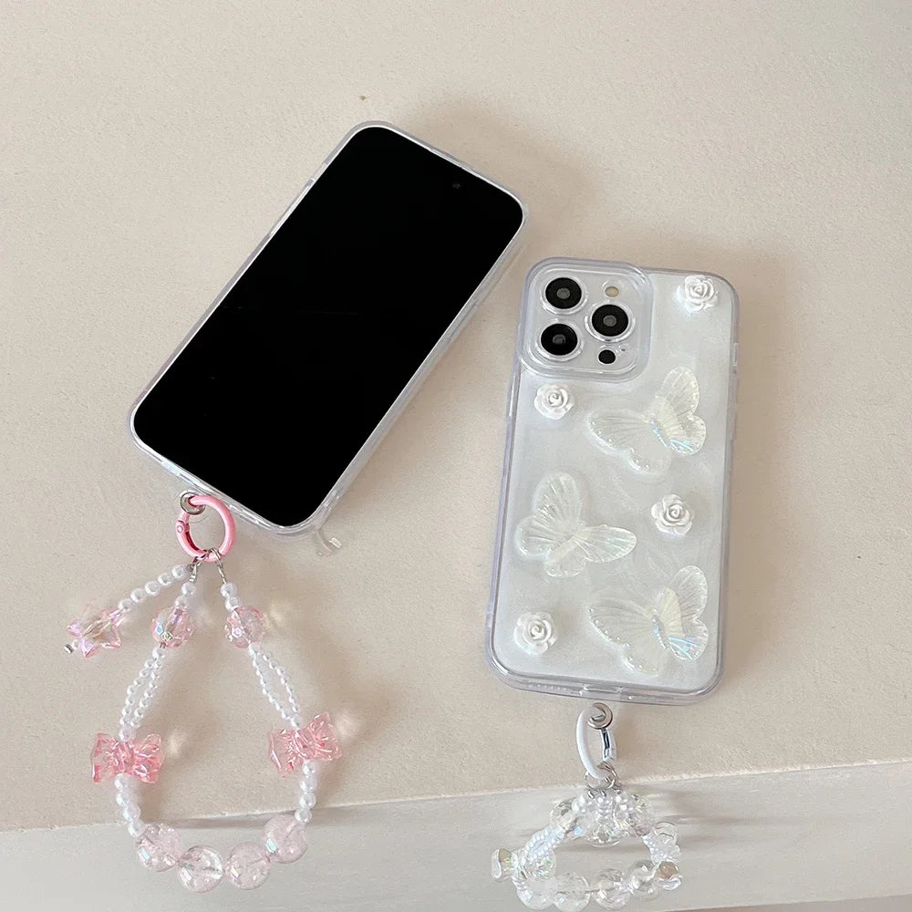 3D Butterfly Bracelet Case For iPhone