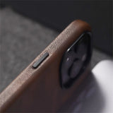 Retro Business PU Leather Magnetic Case For iPhone