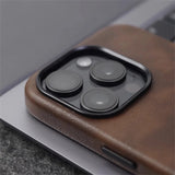 Retro Business PU Leather Magnetic Case For iPhone