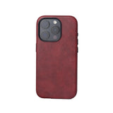 Retro Business PU Leather Magnetic Case For iPhone