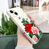 Rich Flower Silicone Case For iPhone