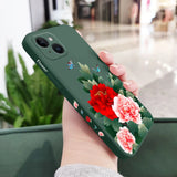 Rich Flower Silicone Case For iPhone