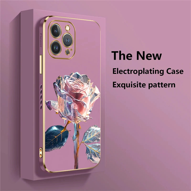 Rose Flower Plants Case For iPhone