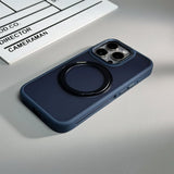 Rotatable Ring Holder Magnetic Alloy Lens Case for iphone