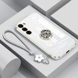 Plating Diamond Ring Case For Samsung Galaxy