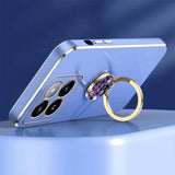 Plating Diamond Ring Case For Samsung Galaxy