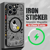 Magnetic Space Astronaut Case For iPhone