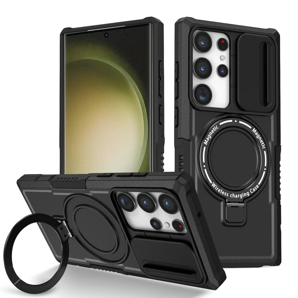 Hybrid Armor Magnetic Case For Samsung