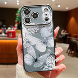 Magnetic Butterfly Pattern Phone Case For iPhone