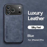 Luxury Leather Skin Feeling Magnetic Case For iPhone
