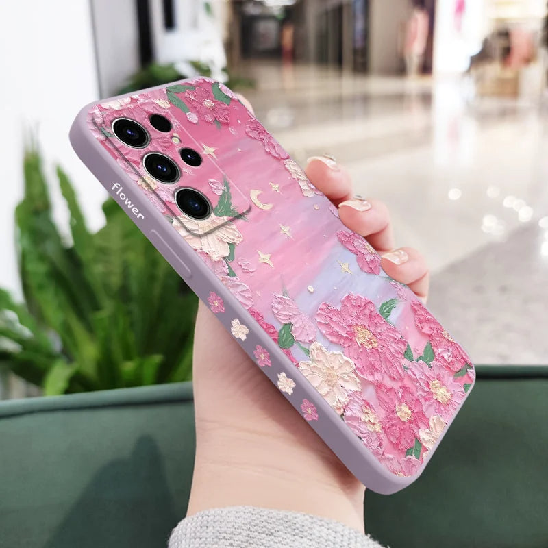 Flower Beach Case For Samsung Galaxy