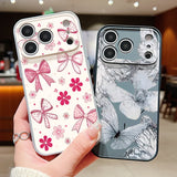 Magnetic Butterfly Pattern Phone Case For iPhone