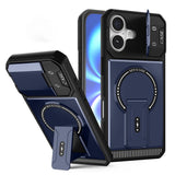 Flip Full Lens Protection Fold Stand Magnetic Case For iPhone