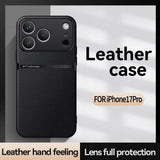 Luxury Shockproof Leather Magnetic Case For iPhone