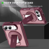 Folding Holder Stand Magnetic Phone Case For iPhone Duo