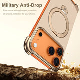 Luxury Leather Ultra Thin Frameless Magnetic Case For iPhone