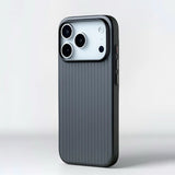 Electroplated 3D Stripes Magnetic Case for iPhone