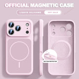 New Official Liquid Silicone Magnetic Case For iPhone