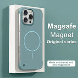 Frameless Solid Color Magnetic Case For iPhone