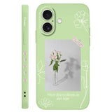 Silicone Aquarius Flower Case For iPhone