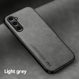 Luxury Leather Skin Feeling Magnetic Case For Samsung