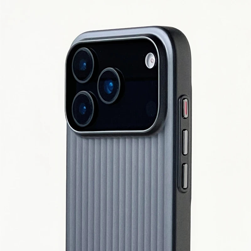 Electroplated 3D Stripes Magnetic Case for iPhone