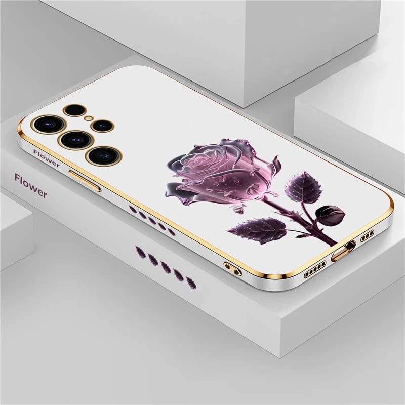 Rose Flower Plants Case For Samsung Galaxy