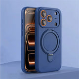Liquid Magnetic Holder Phone Case For iPhone